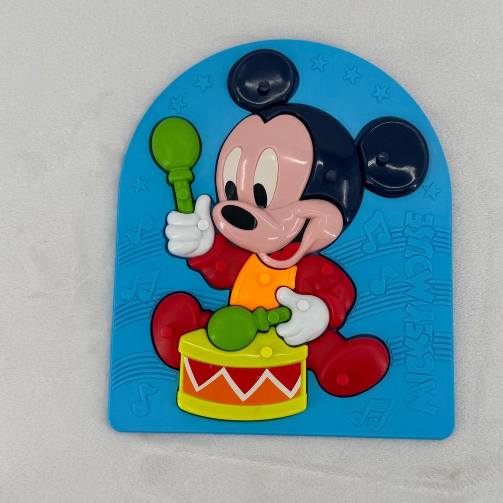 Vintage Arco Disney Baby Mickey Mouse Puzzle 1980s Toddler Developmental Toy